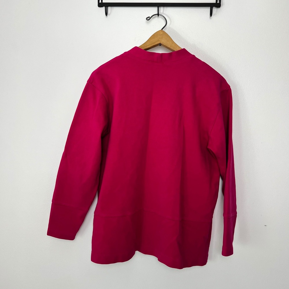 Talbots Vintage Cotton Cardigan Bundle Pink Green Gold Crest Button Front Medium - Picture 6 of 11